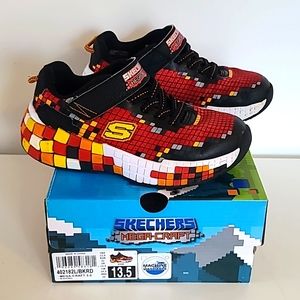 Skechers Boys' Mega-Craft 3.0 Size 13.5 Black and Red
